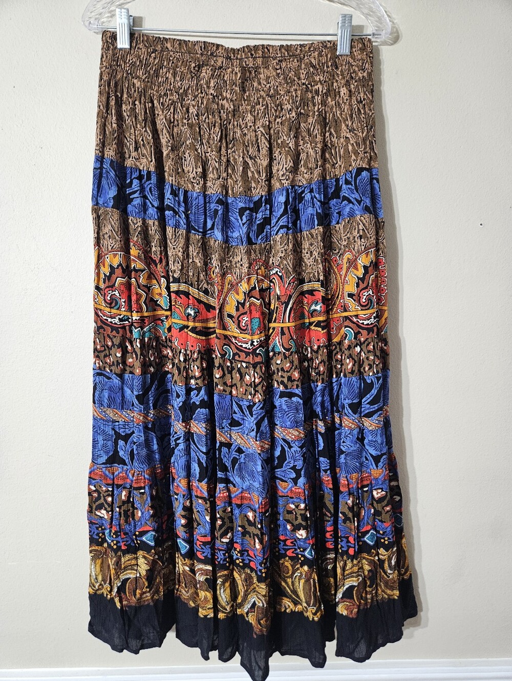 VTG 80s Carol Little Boho Skirt Size 12